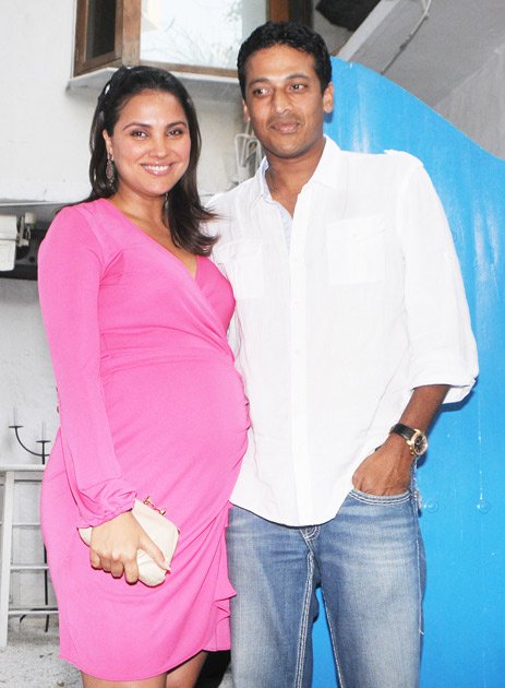 Pics - Lara Dutta's baby shower